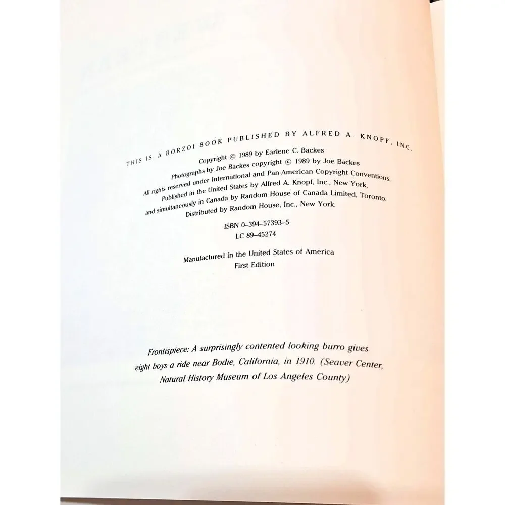 Growing Up Western edited by Clarus Backes (1935-1989) (1990 1st Ed HC in DJ)